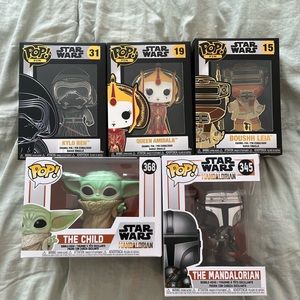 Star Wars funko set